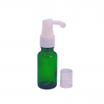 Sticla cu mecanism spray pentru gât 20 ml verde
